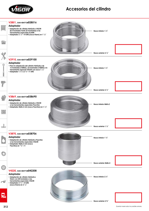 Vigor 3/8” EV Verlängerung 250mm V2030-250-EV