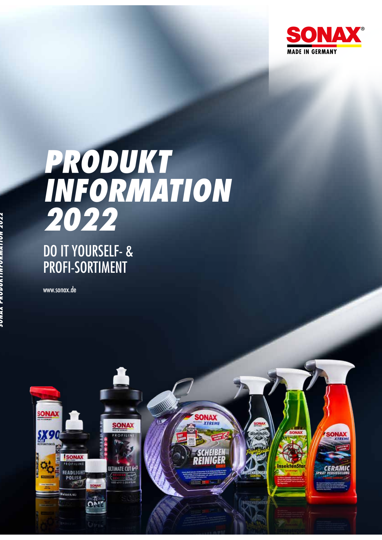 SONAX Katalog Autopflege, Lackpflege, Waschanlage