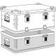 Zarges Transportbox K 470 Plus - motorkapcontainer 40501 Thumbnail