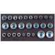 GEDORE Set doppen 1/2 in check tool module 1500 CT1-19 IS Thumbnail