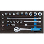 GEDORE Dopsleutelset 3/8 in check tool module 1500 CT1-30 Thumbnail GEDORE Dopsleutelset 3/8 in check tool module 1500 CT1-30
