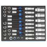 GEDORE Dopsleutelset 1/2 in controlegereedschapmodule, 40 stuks 2005 CT2-D 19L Thumbnail GEDORE Dopsleutelset 1/2 in controlegereedschapmodule, 40 stuks 2005 CT2-D 19L