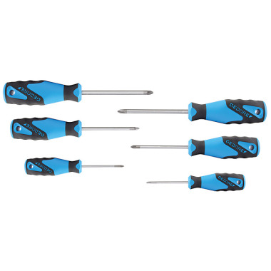 GEDORE 3C schroevendraaierset 6 stuks PH+PZ 0-1-2 2160 PHZ-06 GEDORE 3C schroevendraaierset 6 stuks PH+PZ 0-1-2 2160 PHZ-06