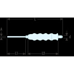 FACOM Koerner mit Handgriff Spitze 6 mm 255.G6