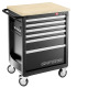 FACOM HEAVY DUTY ROLLER CAB. 6 DRAWERS BLACK CHRONO.6GM3HD Thumbnail