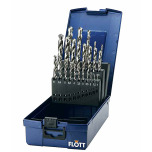 Flott HSS-G spiraalboren set in ABS doos voor boormachine 25 st. 285124 Thumbnail Flott HSS-G spiraalboren set in ABS doos voor boormachine 25 st. 285124