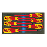 GEDORE VDE-schroevendraaiers in check tool module 1500 CT1-VDE 2170 PZ Thumbnail GEDORE VDE-schroevendraaiers in check tool module 1500 CT1-VDE 2170 PZ
