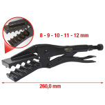 KS Tools Speciale-klem-griptang, ø 8 -12mm 450.0350