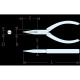 FACOM Flachrundzange Micro-Tech lange Backen 422.MT Thumbnail