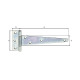 GAH Alberts Box hinge, disp., hinge LxW 90x32, strap LxW 200x43.5 mm 347345 Miniaturka