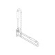 HEWI Stützklappgriff SERI E 801 mit Armpolster, d= 33mm 900mm felsgrau 801.50.231 95 Miniaturka