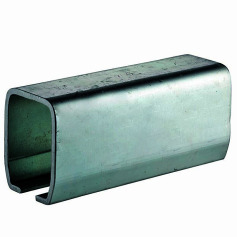 Woelm HELM running rail 700 profile galvanized, blue, length per meter 0700211