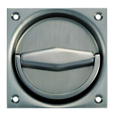 Woelm KWS 5016 shell handle 90 x 90 mm, 8 mm hole part, snap ring 501666