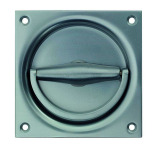 Woelm KWS 5025 shell handle 100 x 100 mm, 8 mm hole part, snap ring 502531