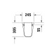 Duravit Halbsäule D-CODE we 0857180000 Miniaturka