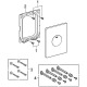 GROHE WC-Betätigung Skate 38573 1-Menge chrom 38573000 Miniaturka
