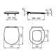 IS WC-Sitz Connect, Flat, Softclosing, Weiß E772401 Miniaturka