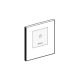 SCHELL Frontplatte LINUS D-E-V chrom 252350699 Miniaturka