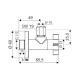 SCHELL Design-Eckventil 4 WING 1/2" chrom 053930699 Miniaturka