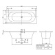 V&B WP-System LOOP & FRIE NDS UAP180LFO m BW R-eck 180x80 Tech. Position 2 w e UAP180LFO2A2V01 Miniaturka