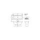 V&B Einbauwanne AVENTO R- eck1600x700mm we UBA167AVN2V-01 Miniaturka