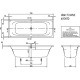 V&B Einbauwanne AVENTO R- eck1700x700mm we UBA177AVN2V-01 Miniaturka