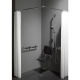 Emco Einhängesitz SYSTEM 2 mit Kunststoffsitzfläch e schwarz chrom 355121201 Miniaturka