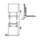 Emco Einhängesitz SYSTEM 2 mit Kunststoffsitzfläch e schwarz chrom 355121201 Miniaturka