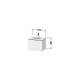 Duravit Waschtischunterba u L-CUBE 400x520x421mm we iß hochglanz LC613402222 Miniaturka