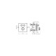 IS Brausethermostat UP Ce ratherm Navigo 2 Verbrauc her Eckig Chrom A7302AA Miniaturka
