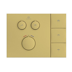 IS Brausetherm. UP CTherm Navigo Solos Brushed Gol d A7894A2