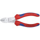 Knipex High Leverage Diagonal Cutter chrome plated with multi-component grips 140mm 74 05 140 Miniaturka