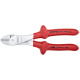 Knipex High Leverage Diagonal Cutter chrome plated 200mm 74 07 200 Miniaturka