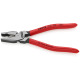 Knipex High Leverage Combination Pliers black atramentized plastic coated 200mm 02 01 200 Miniaturka