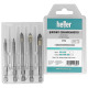 Heller Tools QuickBit CeramicMaster, Set 5-teilig Ø 6/6/8/8/10 mm 29628 Miniaturka