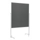 HOLTZ Design-Moderationstafel "evolution plus" einteilig, Filz grau 1151101 Miniaturka