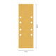 Bosch Schleifbl. C470,93x280mm,KSet,10x E 2608901112 Miniaturka