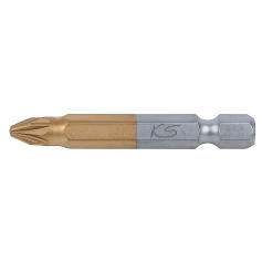 KS Tools 1/4 TiN Bit,50mm,PZ2 911.3643