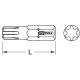 KS Tools 1/4 Bit do ?rub RIBE, 25mm, M9 911.5265 Miniaturka