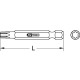 KS Tools 1/4 Bit do ?rub Torx PLUS, IP2 911.8331 Miniaturka