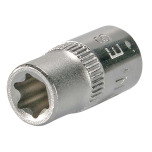 SW-Stahl Spanner socket, 1/4”, E-profile, E8 05462L
