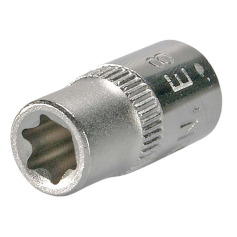SW-Stahl Spanner socket, 1/4”, E-profile, E8 05462L