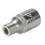 SW-Stahl Spanner socket, 1/4”, E-profile, E4 05464L