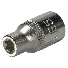 SW-Stahl Spanner socket, 1/4”, E-profile, E5 05465L