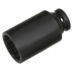 SW-Stahl IMPACT spanner socket, 1/2”, double hexagonal, 32 mm, deep 10192L