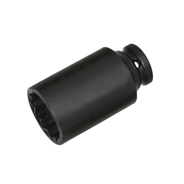 SW-Stahl IMPACT spanner socket, 1/2”, double hexagonal, 27 mm, deep 10194L