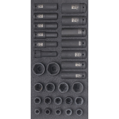 SW-Stahl Workshop trolley range, impact socket wrenches, 29 pieces Z3013-18