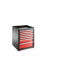 FACOM JLS3 Einzelunterschrank 7 Schub. rot JLS3-MBS7T