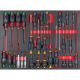 FACOM Schaumstoffmodul mit 26 Scharubendrehern und 3 Micro-Tech Handschraubern MODM.A456BNL Miniaturka