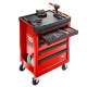 FACOM Werkstattwagen ROLL mit 6 Schubfächer, 3 Module pro Schubfach, rot (RAL 3020) ROLL.6M3A Miniaturka